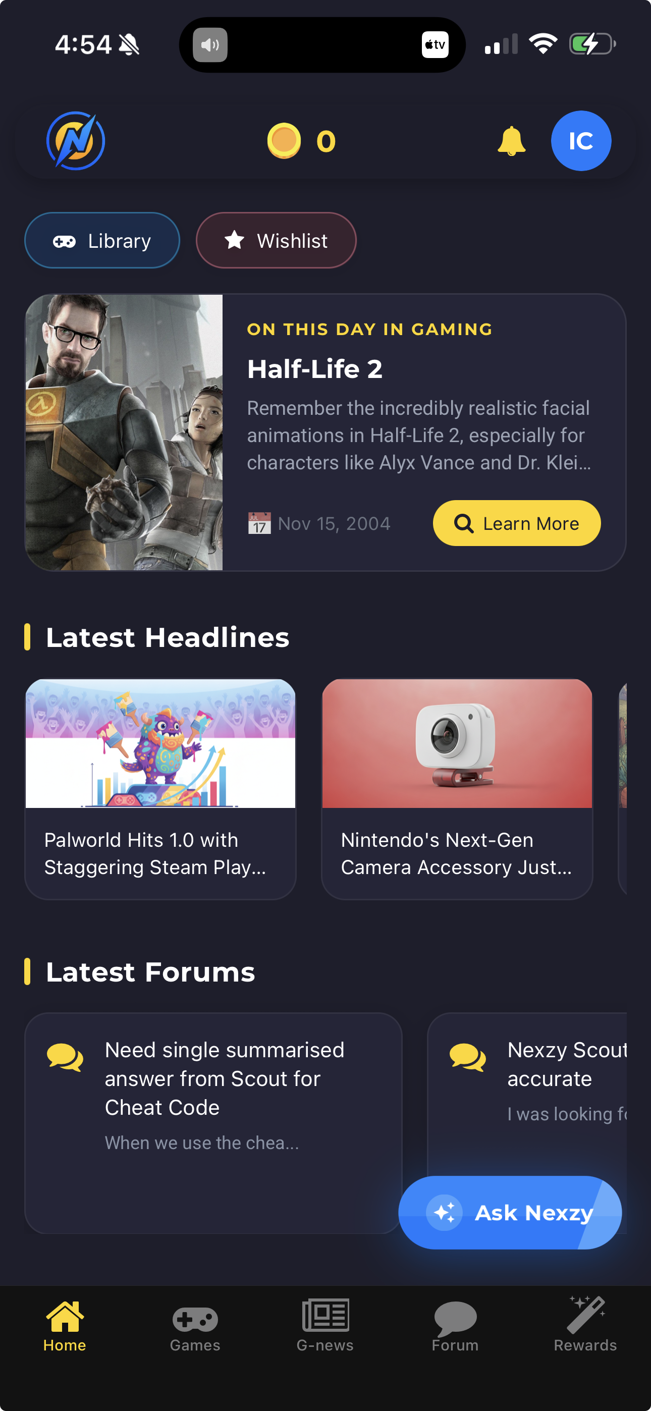 Nexzy app