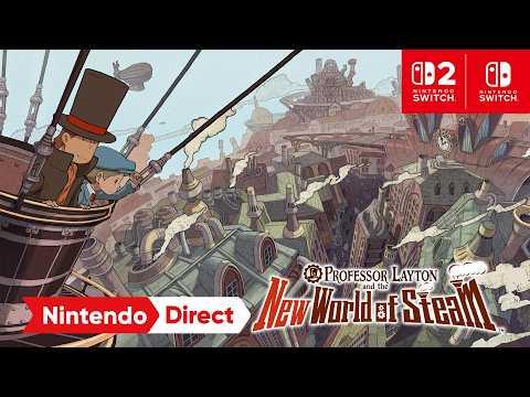Professor Layton and the New World of Steam Gets December 2026 Release Date