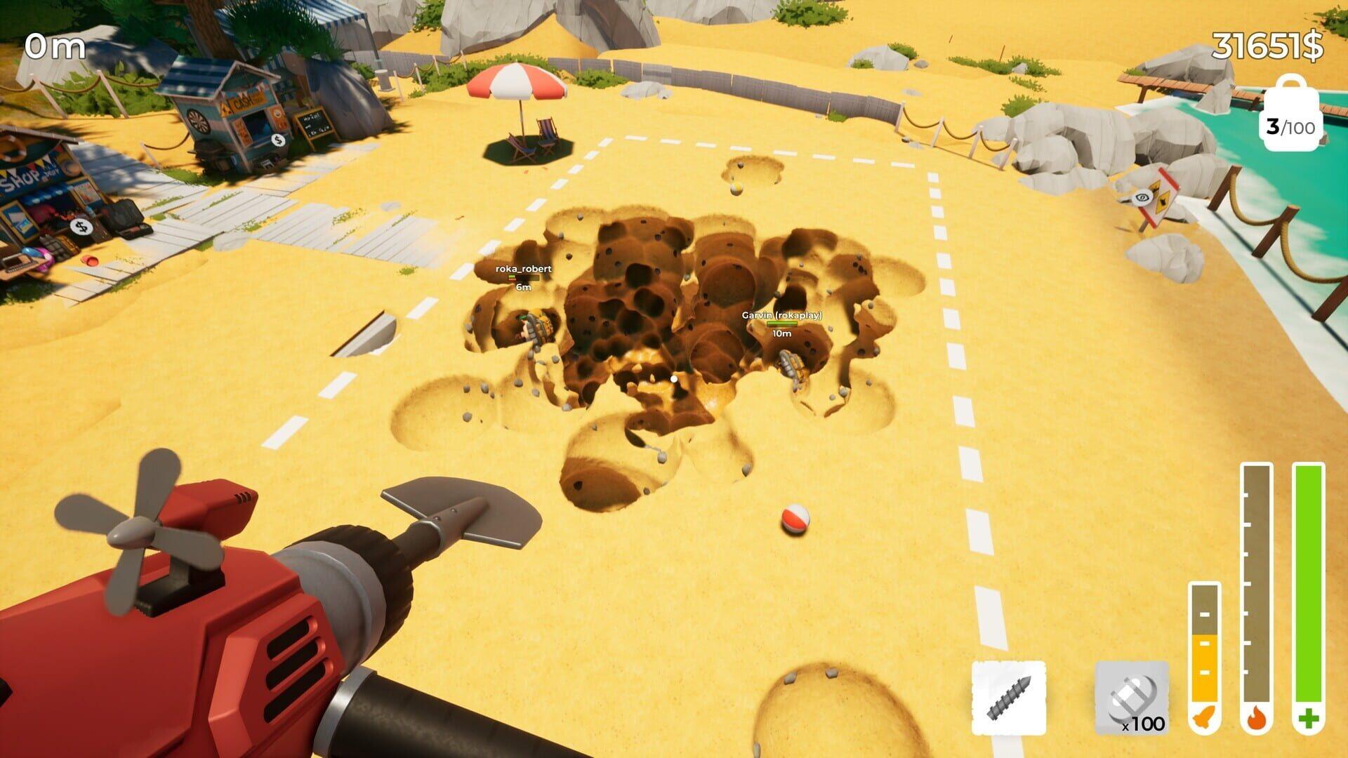 A Game About Digging A Hole Together screenshot 2