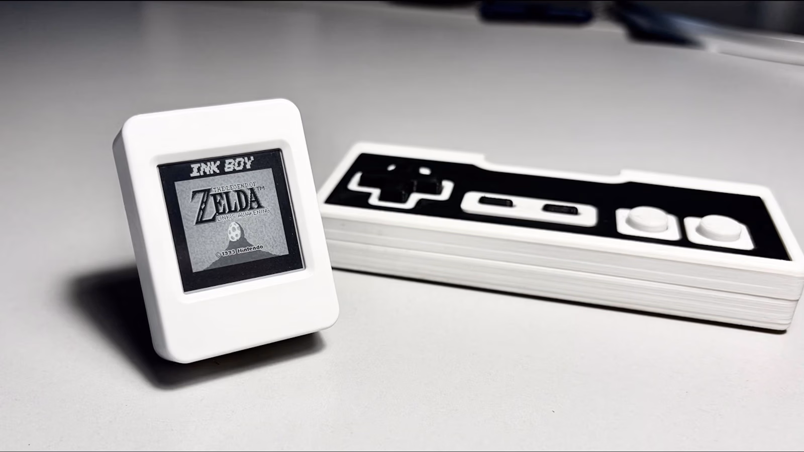 Ink-Boy Handheld Runs Retro Games at 30 FPS on an E-Ink Display