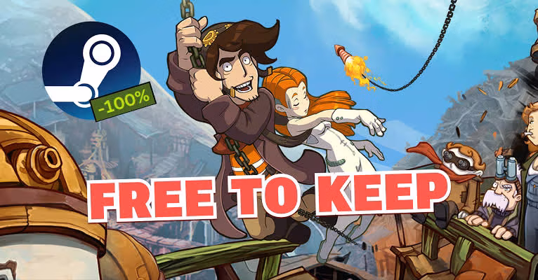 Deponia Goes Entirely Free on Steam for a Limited Time