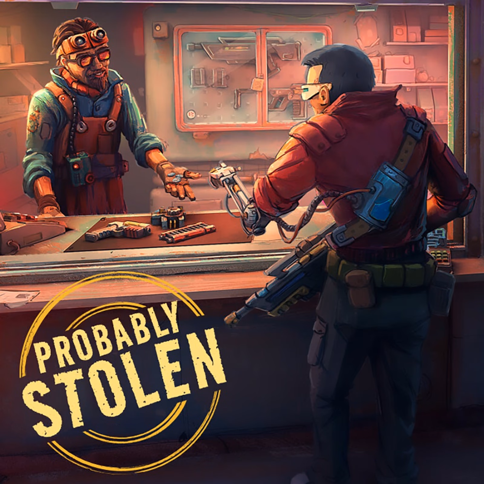 Probably Stolen, tinyBuild's Cyberpunk Shopkeeping Sim, Launches October 28 on Steam