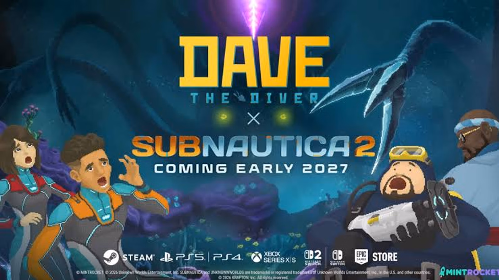 Dave the Diver's Final DLC Is a Free Subnautica 2 Crossover, Coming Early 2027