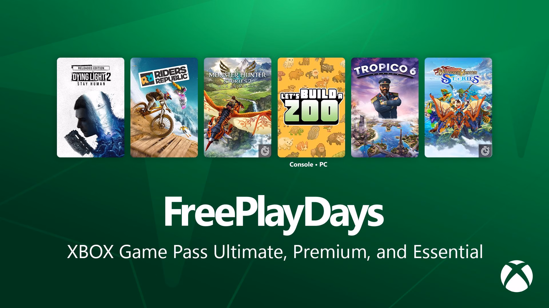 Dying Light 2 and Tropico 6 Lead This Weekend's Xbox Free Play Days
