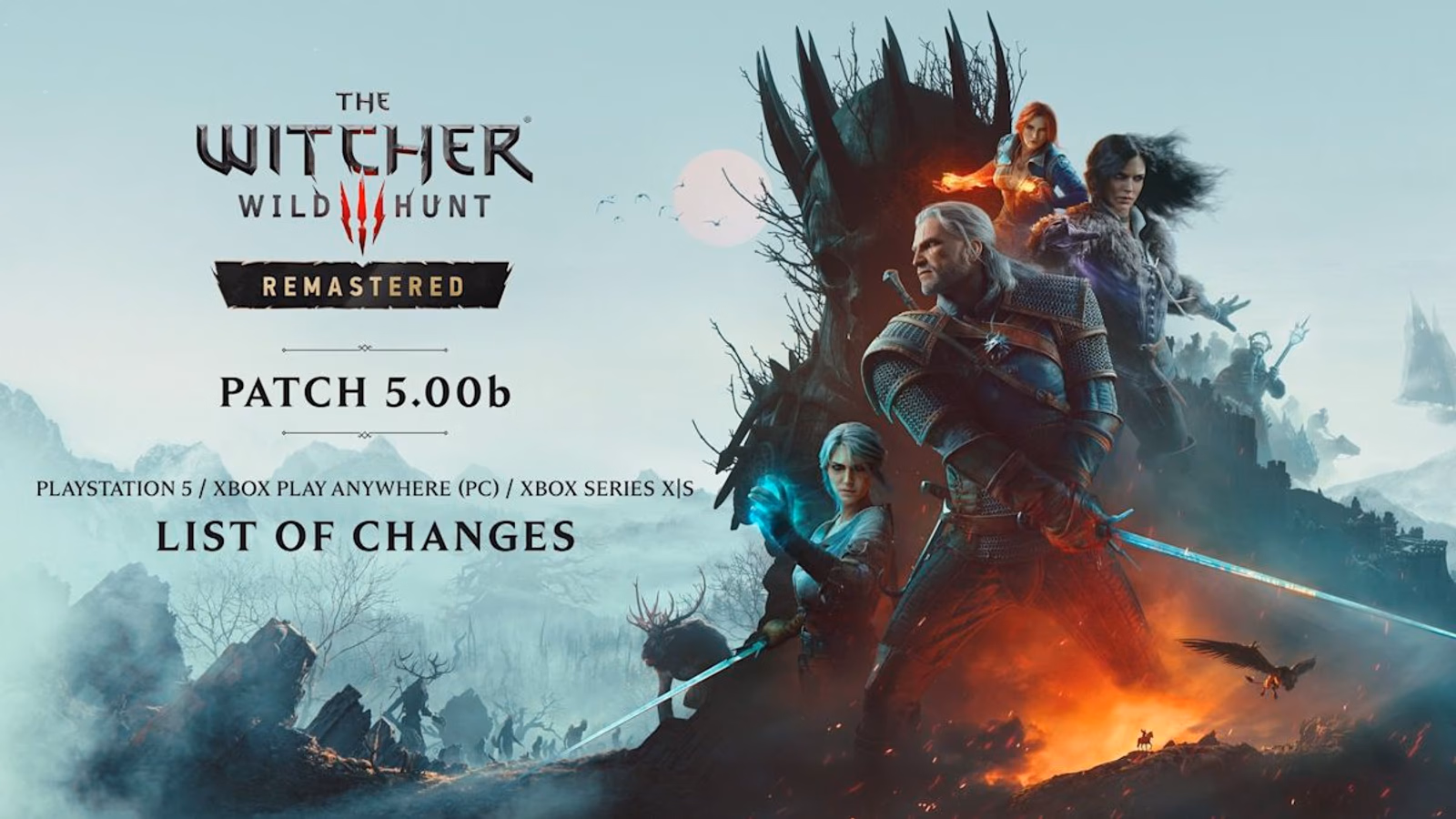 The Witcher 3: CD Projekt Red Rolls Out Remaster Hotfix to Save Geralt's Frame Rate