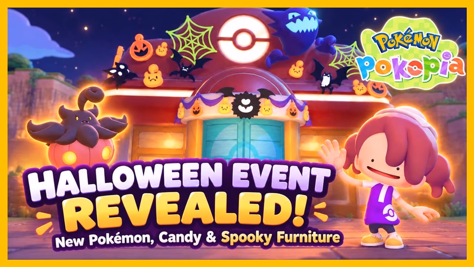 Pokémon Pokopia: First Halloween Event Brings Pumpkin Candy and Jump-Scares