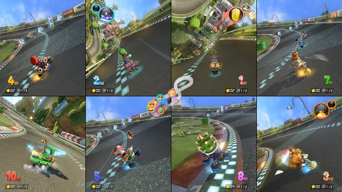 Mario Kart 8 Deluxe: Free Switch 2 Update Adds 8-Player Split-Screen