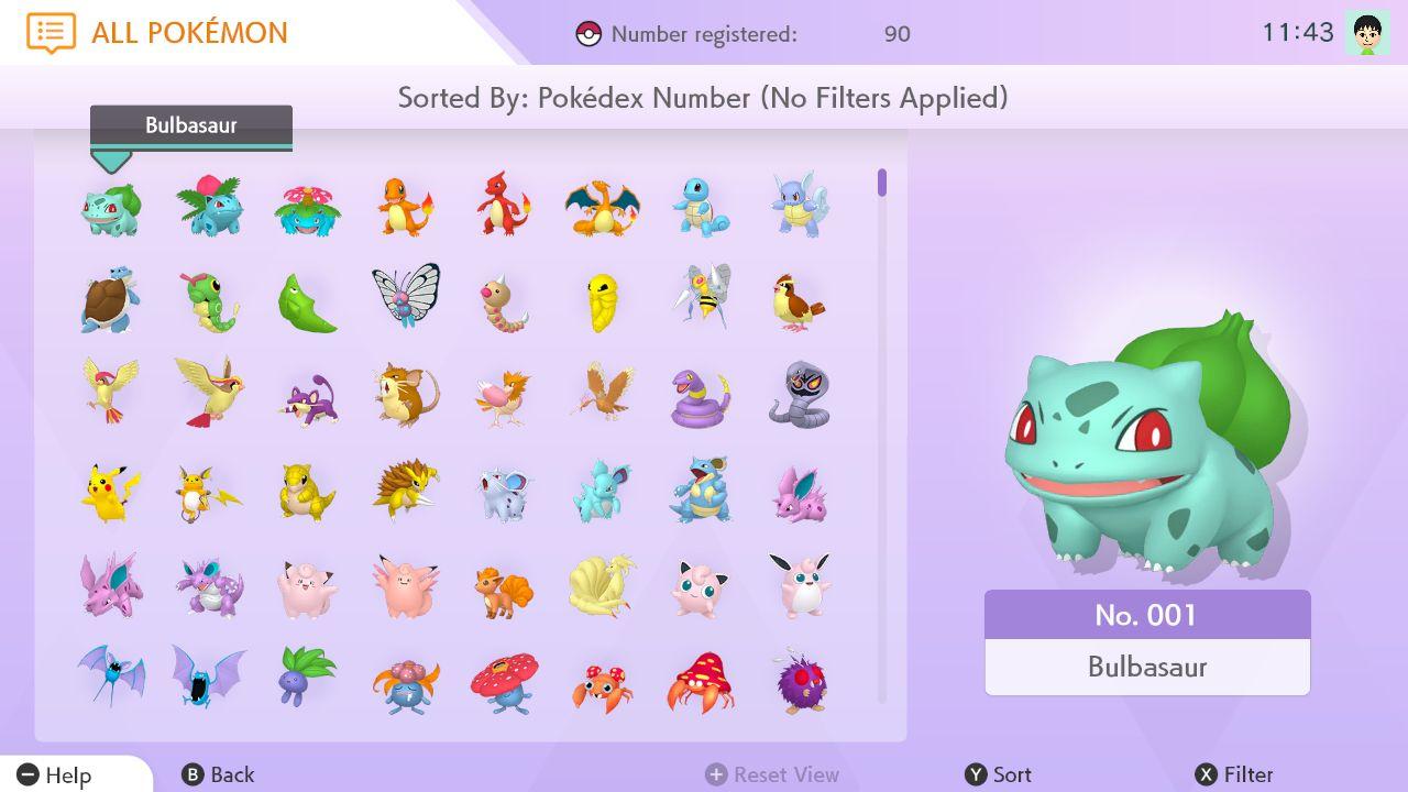 Pokémon HOME screenshot 2