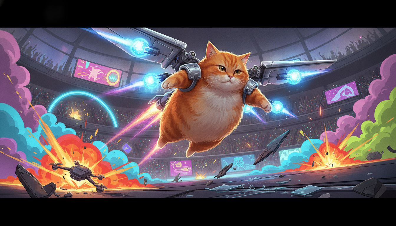 Overwatch Community Mode Embraces Chaos With Artillery Cat Drone — Nexzy news illustration