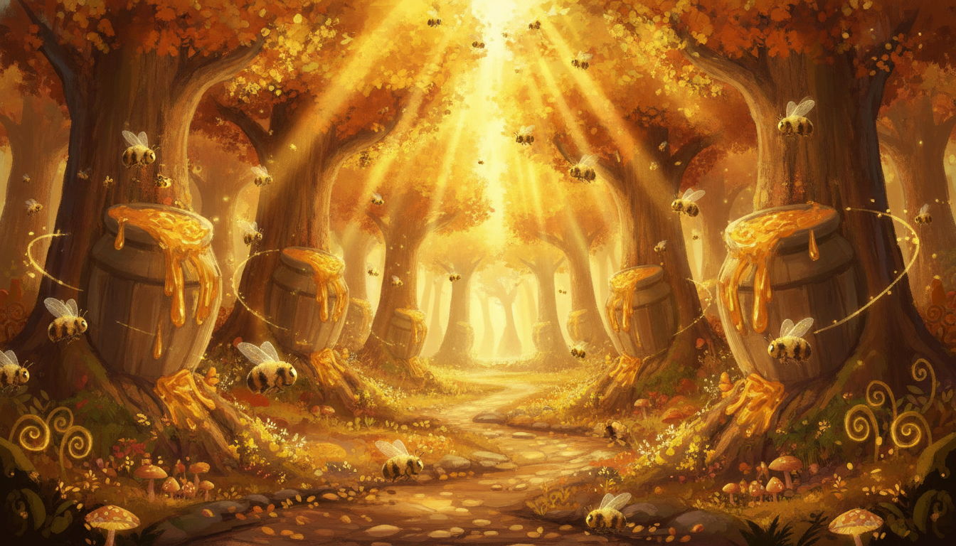 Disney Dreamlight Valley Unlocks Honeyglow Woods with Winnie the Pooh and Friends — Nexzy news illustration
